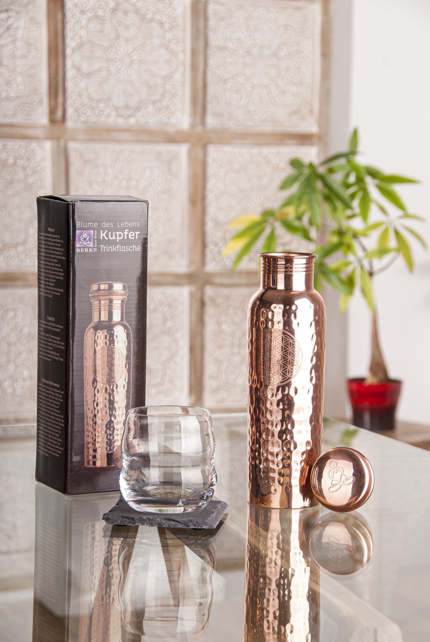 Trinkflasche aus Kupfer